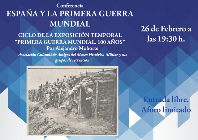 En este momento estás viendo Conferencia «España y la Primera Guerra Mundial» por Alejandro Mohorte