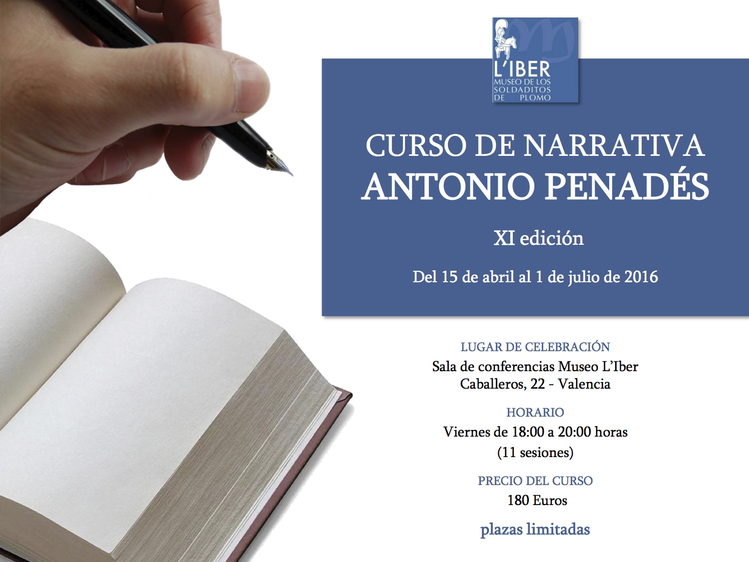 En este momento estás viendo XIº Curso de Narrativa de Antonio Penadés