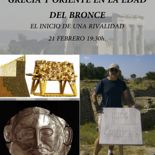 Conferencia “De Mileto a Troya. Grecia y Oriente en la Edad del Bronce”, el inicio de una rivalidad.