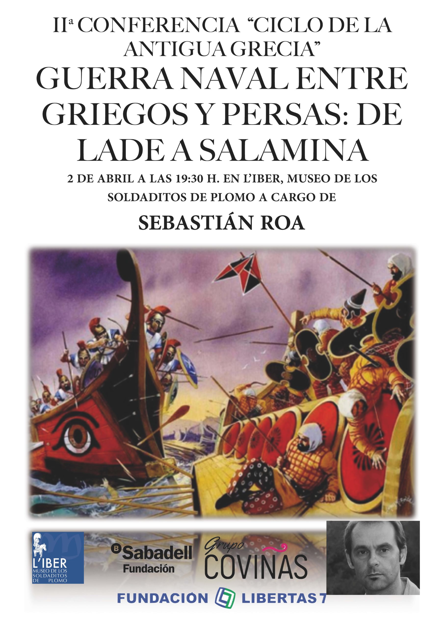 En este momento estás viendo Conferencia de Sebastián Roa Guerra naval entre griegos y persas