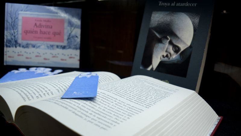 Libro abierto en la tienda del Museo L'Iber